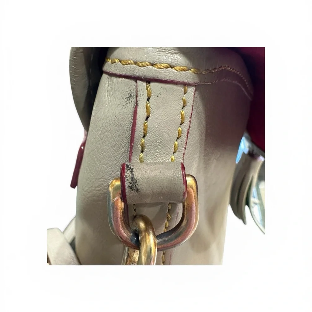 Dooney and Bourke Florentine Large Dottie Crossbody Taupe READ - Picture 16 of 16